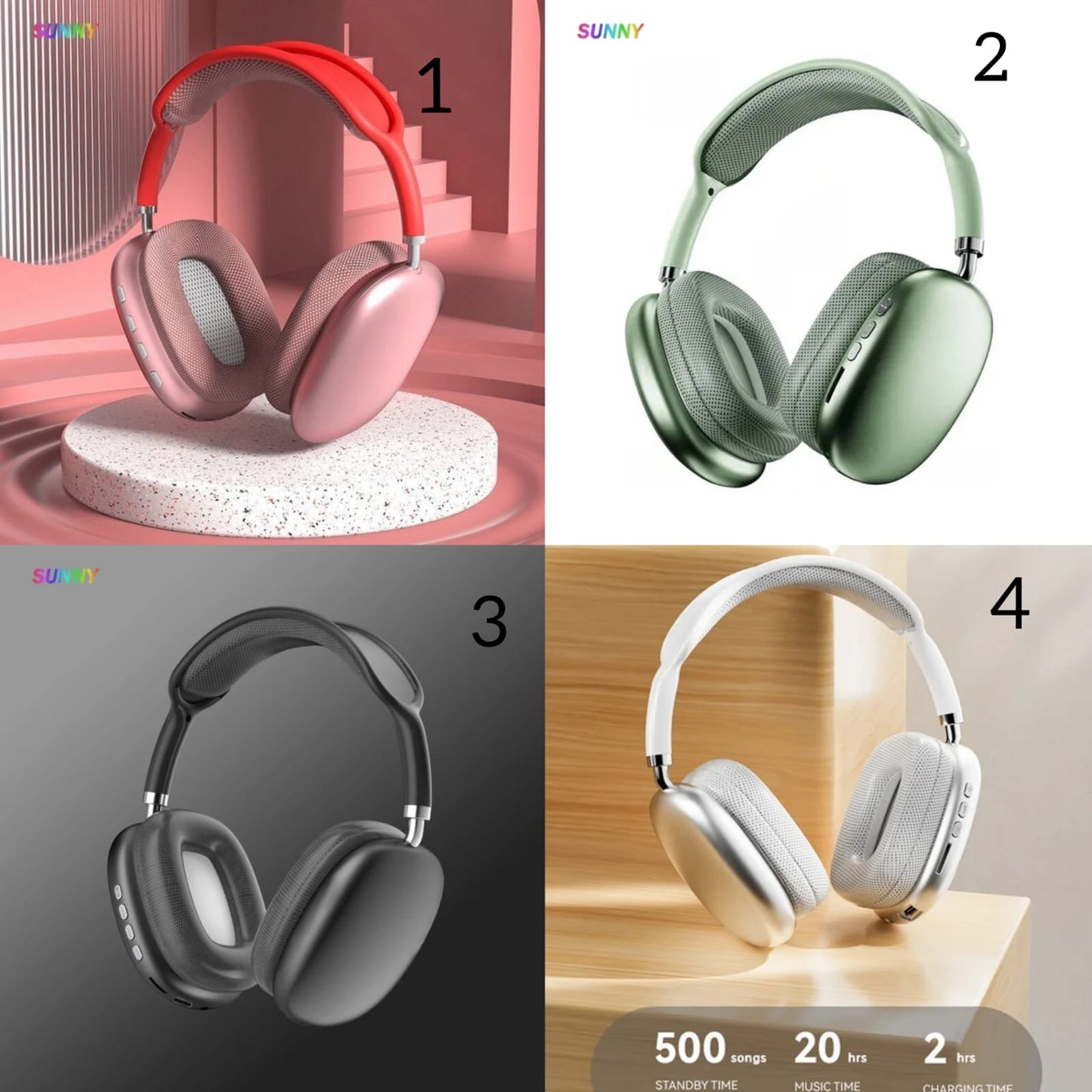 Bluetooth wireless headphones