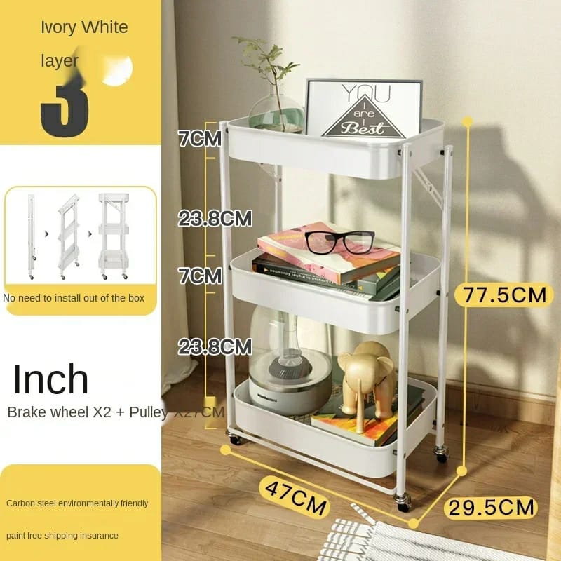 Foldable multipurpose trolley