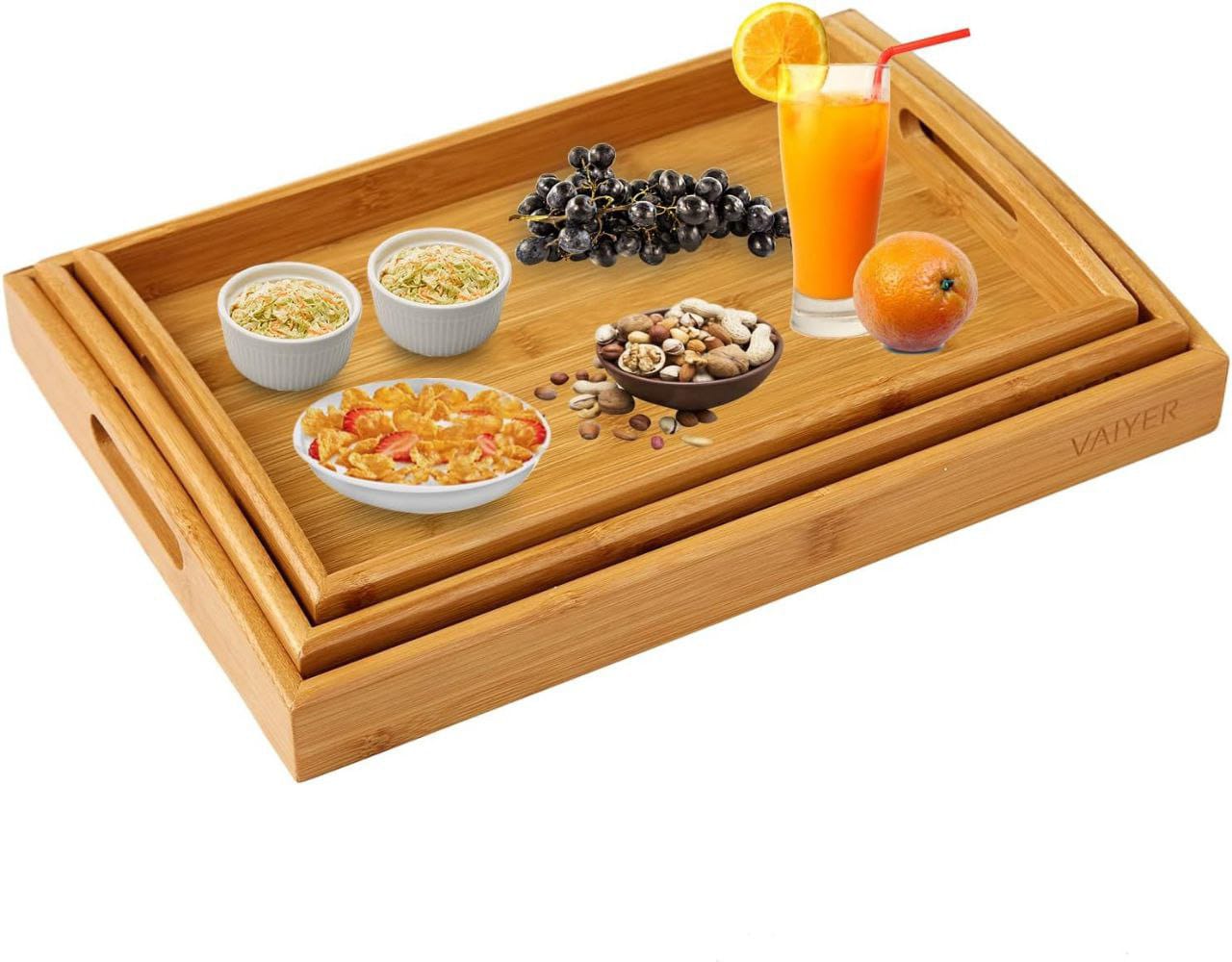 bamboo trays(3 pcs)