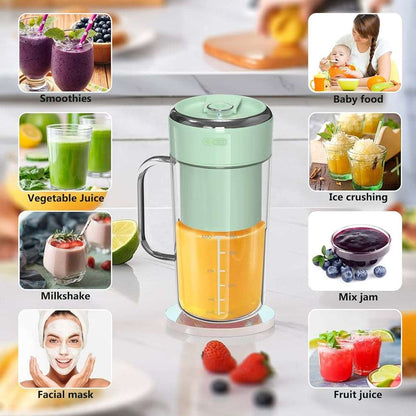 Portable rechargeable blender cup