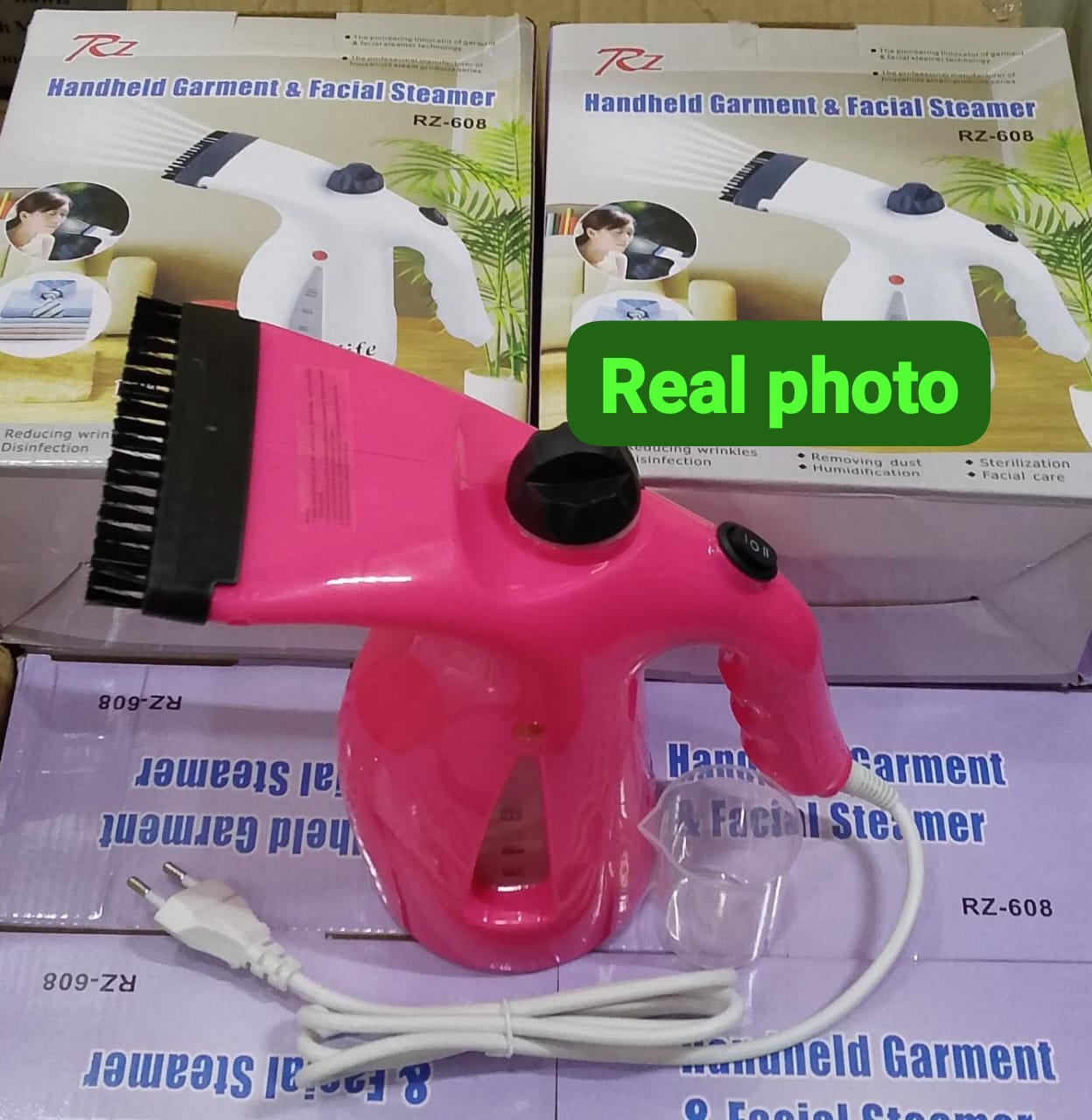 Handheld garment and Facial steamer