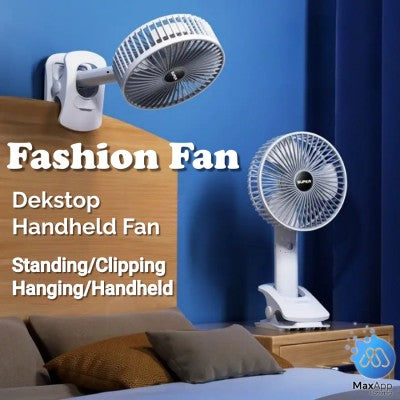 Rechargeable desk fan