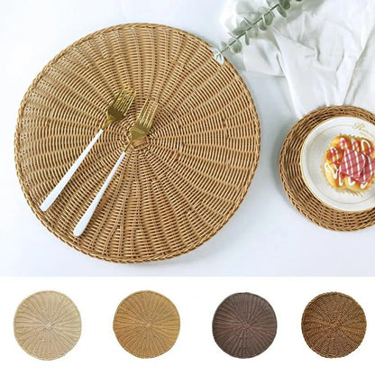 Rattan table placemats(6 pcs)