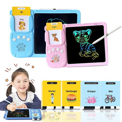 Kids toy flash cards reader