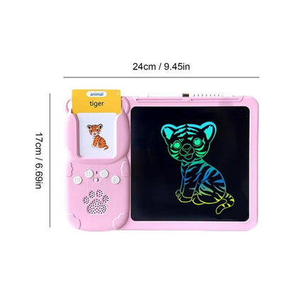 Kids toy flash cards reader