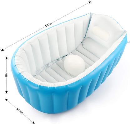 Inflatable baby bath tub