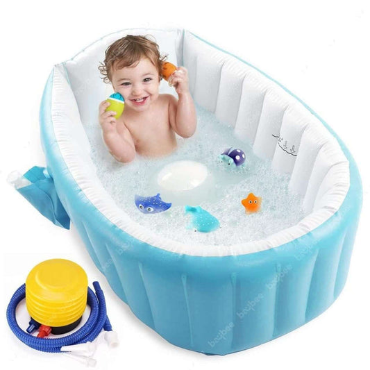 Inflatable baby bath tub