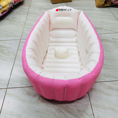 Inflatable baby bath tub