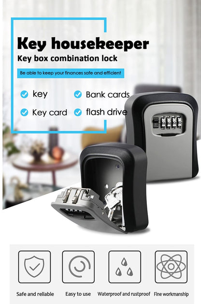 Password Wall-mounted Key Safe