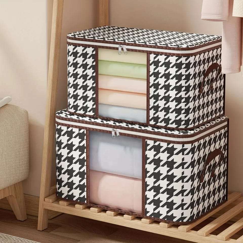 2pcs Visible large capacity storage box