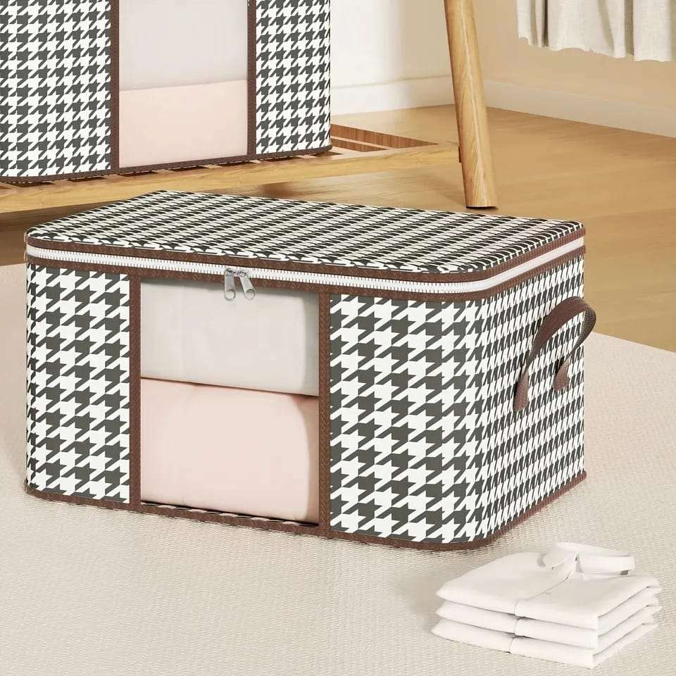 2pcs Visible large capacity storage box