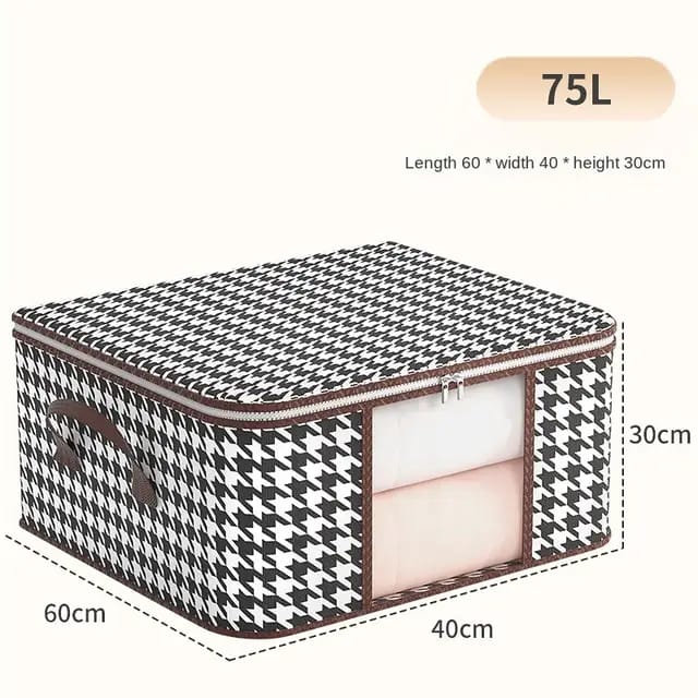 2pcs Visible large capacity storage box