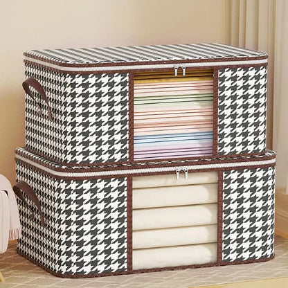 2pcs Visible large capacity storage box