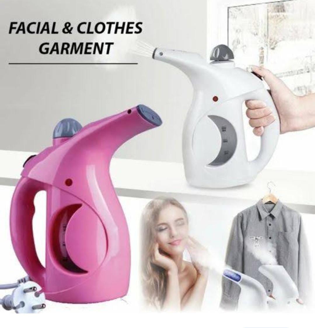 Handheld garment or facial steamer