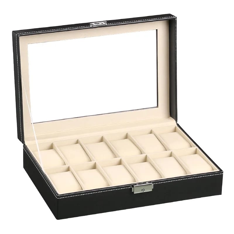 Leather Watch Case Storage Box