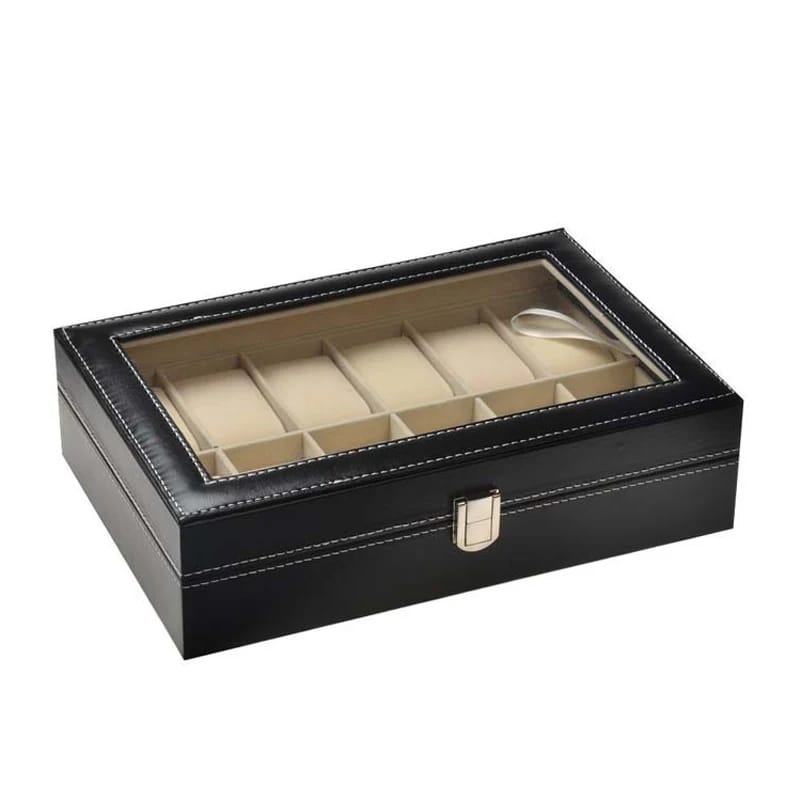 Leather Watch Case Storage Box