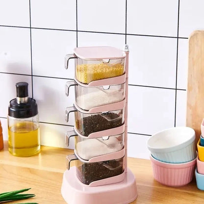 Seasoning spice rack box