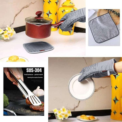 Oven Mitts and Pot Holders (6 pcs)