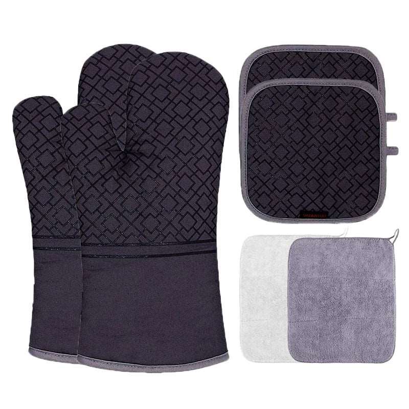 Oven Mitts and Pot Holders (6 pcs)