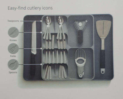 Expandable cutlery drawer organizer