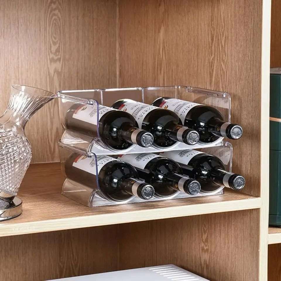 3 in 1 Wine Rack Stackable Wine Holder