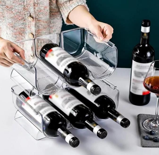 3 in 1 Wine Rack Stackable Wine Holder