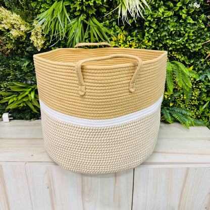 Large Cotton Rope Basket