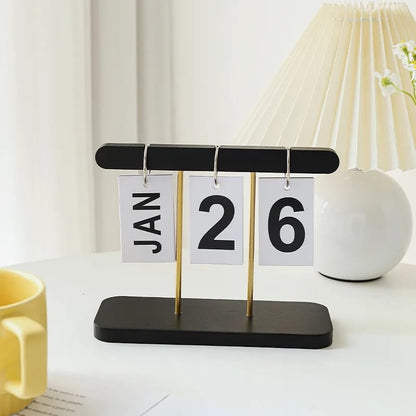 Minimalistic Wooden Calendar Gift