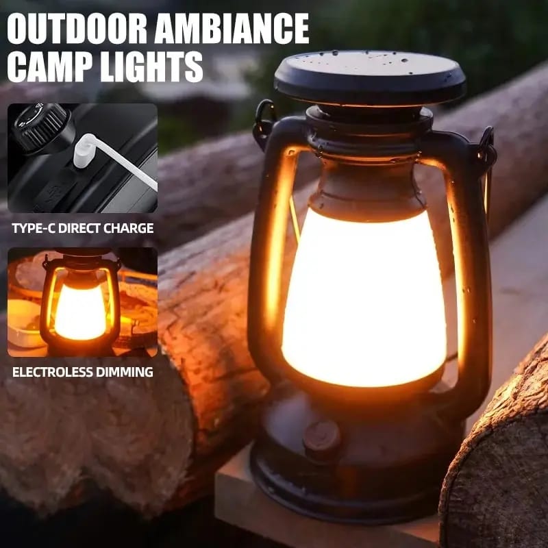 Solar/Rechargeable Lantern Lamp