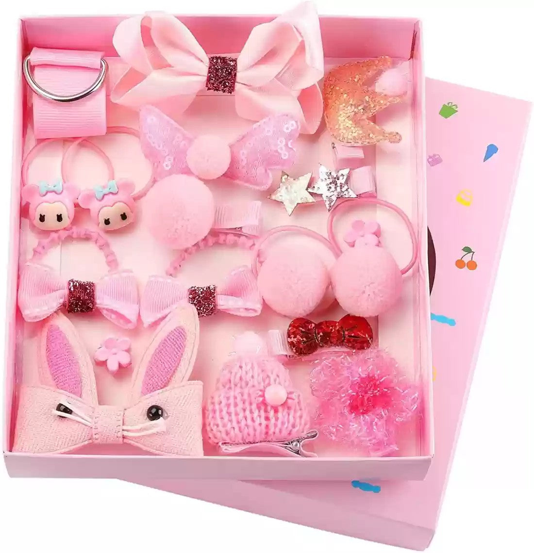 18pcs/set Gifts Box Kid  Hair Accesories