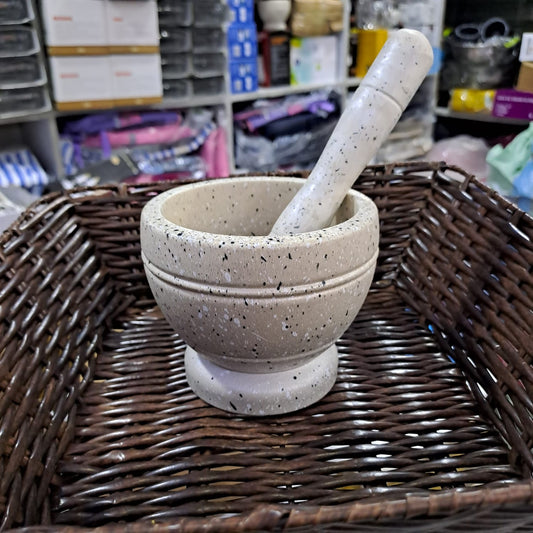 Resin mortar and pestle tool