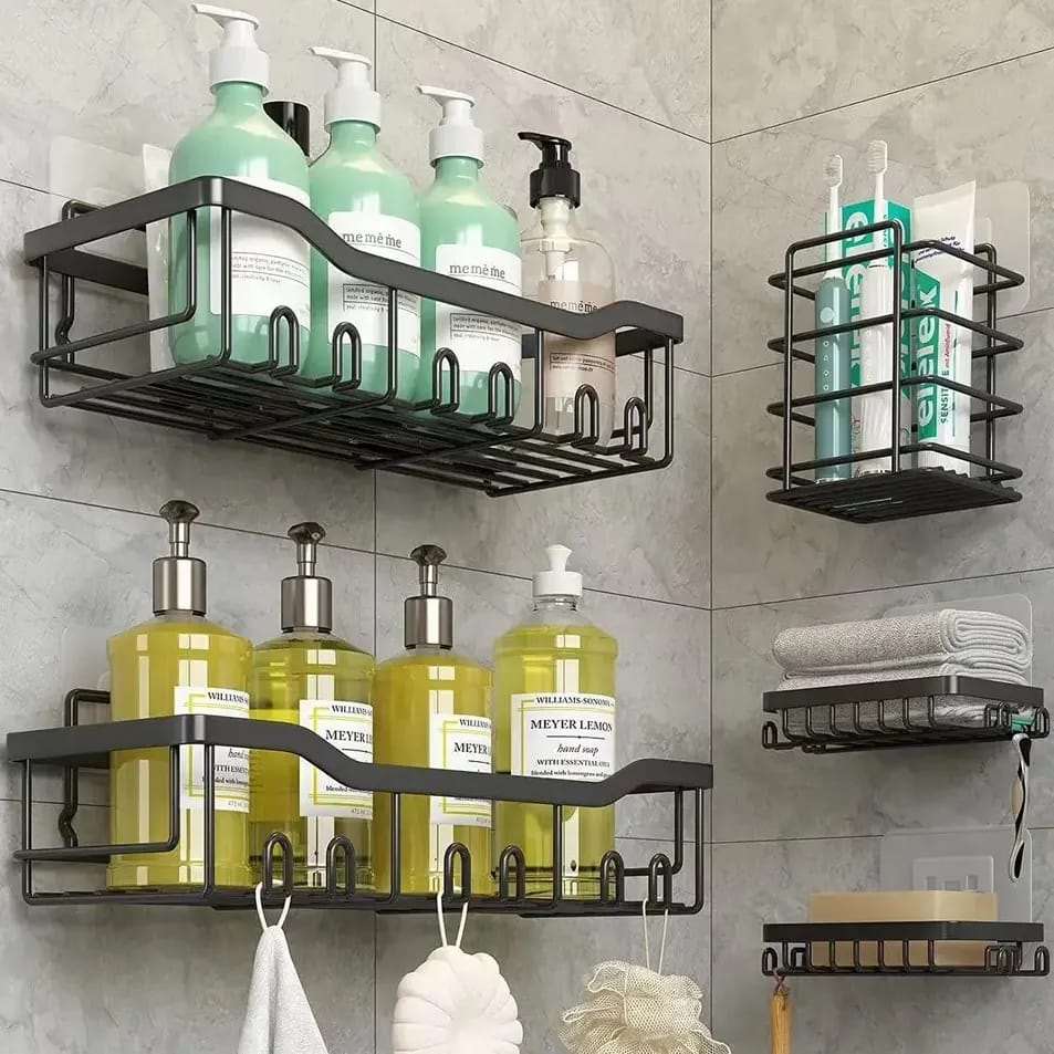 5pcs set Shower caddy shelf