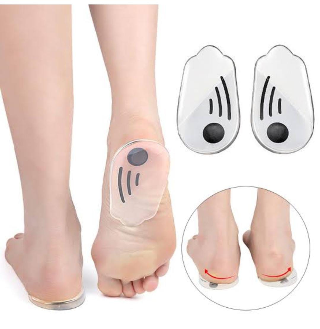 Silicone shoe heel pad