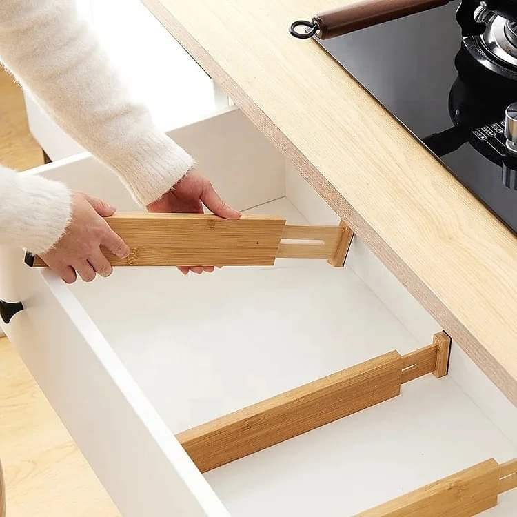 Multifunctional Bamboo drawer Dividers