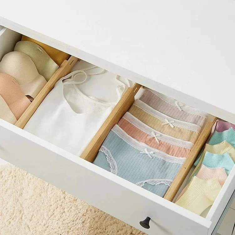 Multifunctional Bamboo drawer Dividers