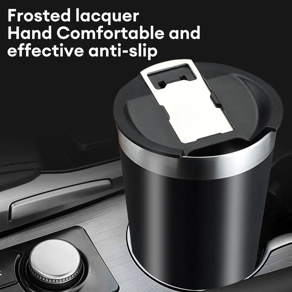 Portable thermal cup with opener