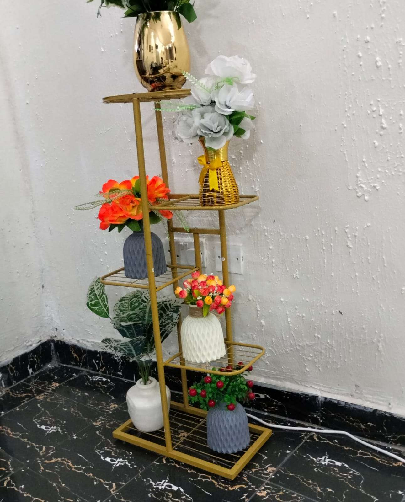 Multi-layer modern flower stand(98cm)