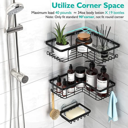 3pcs Heavy-duty Shower caddy