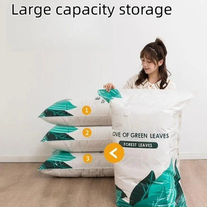 Vacuum compression storage bags (with electric pump)