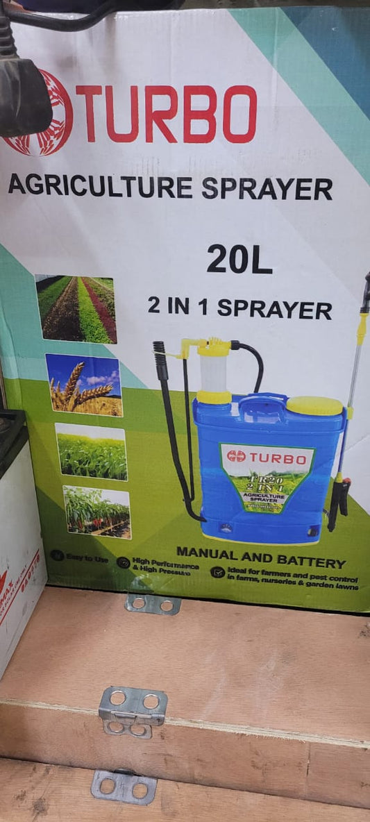 Battery charging sprayer