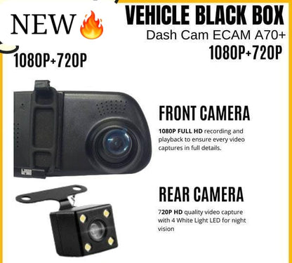 Rearview Dash Car Camera