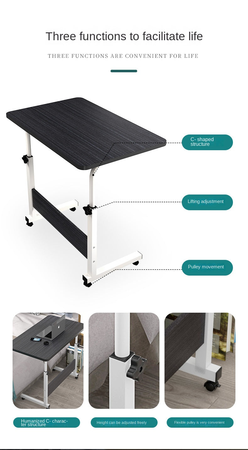 ADJUSTABLE MOVABLE LAPTOP DESK