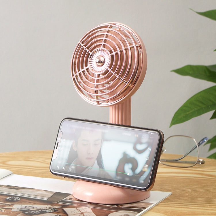 Retro Handheld Desktop Rotatable Fan