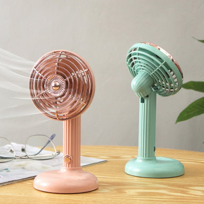 Retro Handheld Desktop Rotatable Fan