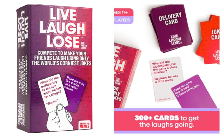 LIVE-LAUGH-LOSE CARD GAME