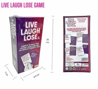 LIVE-LAUGH-LOSE CARD GAME