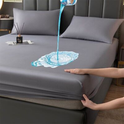 Waterproof fitted bedsheet set