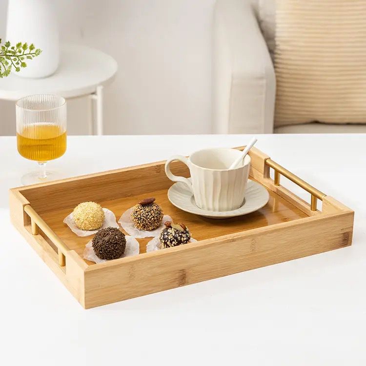 3pcs Eco-Friendly Bamboo Trays