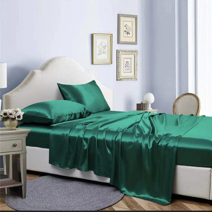 KING-SIZE Silky Mulberry Fitted Bedsheets