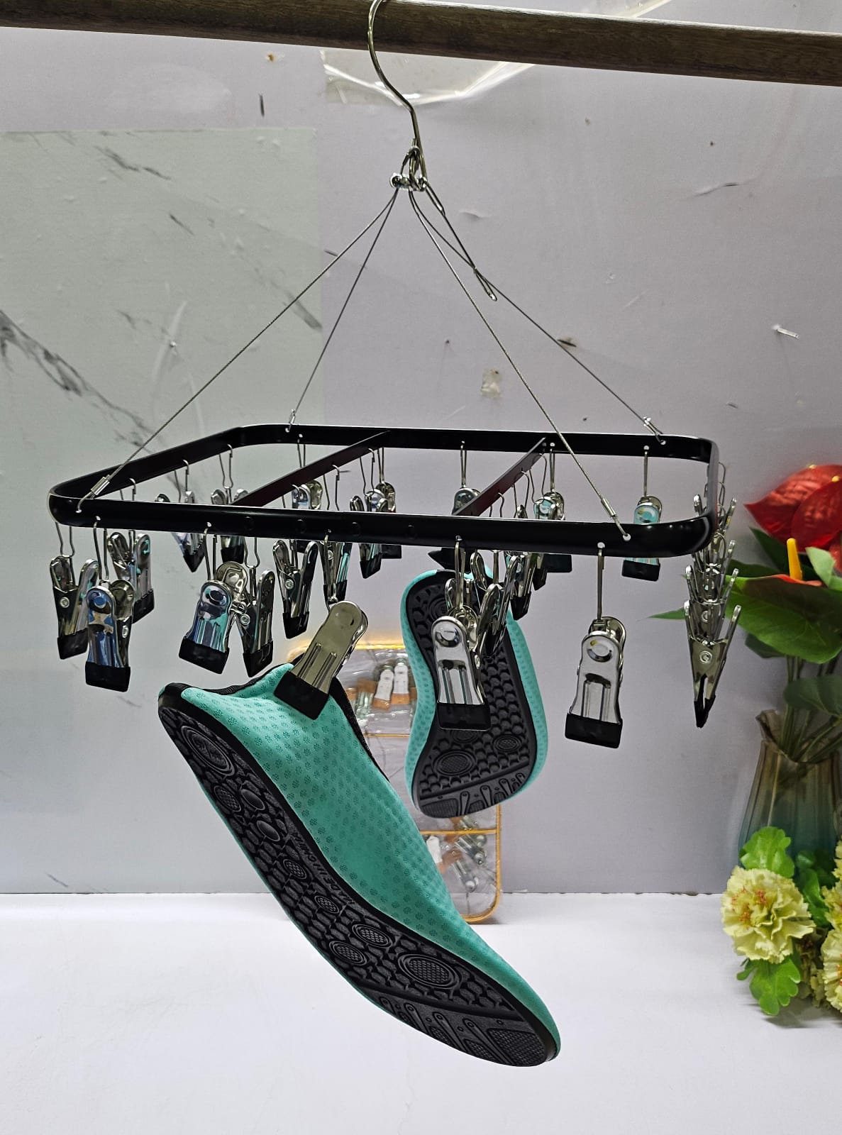 Aluminum undergarment hanger